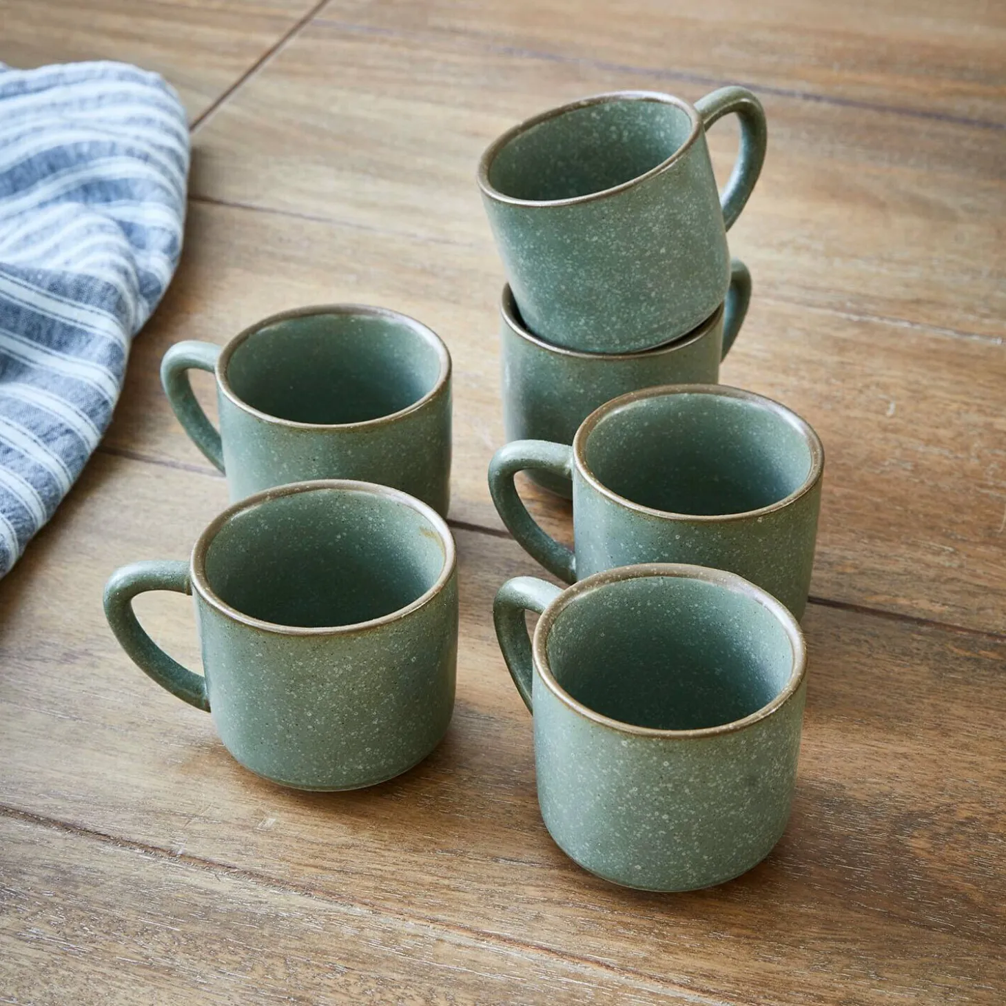 Set di 6 tazze con piattino Biarré