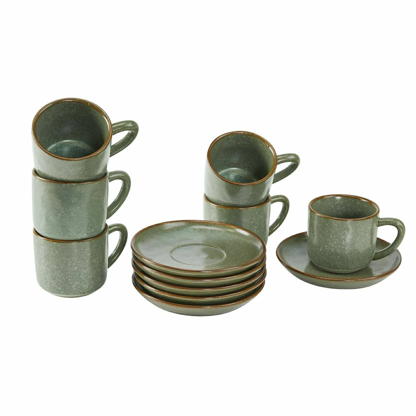 Set di 6 tazze con piattino Biarré