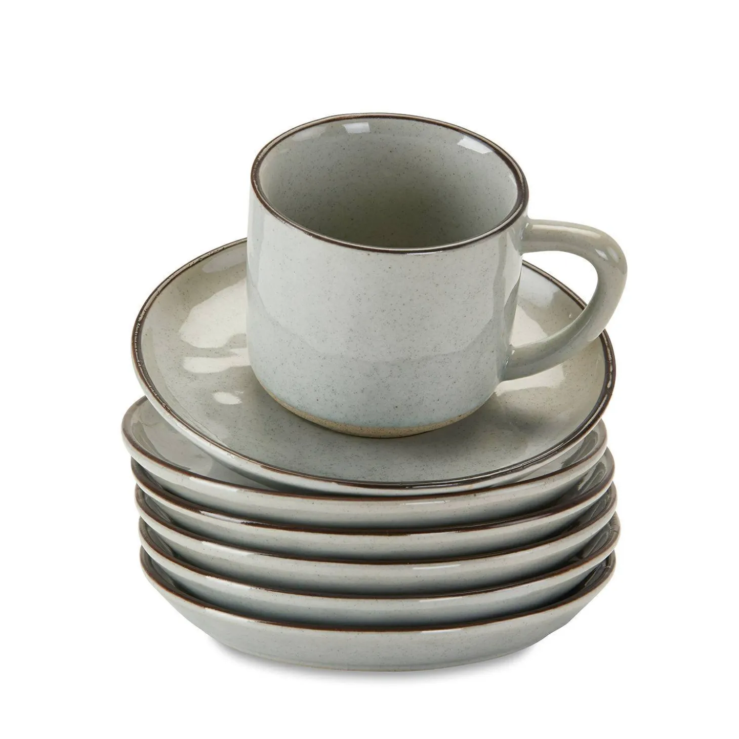 Set di 6 tazze con piattino Biarré