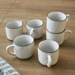 Set di 6 tazze con piattino Biarré