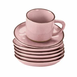 Set di 6 tazze con piattino Biarré