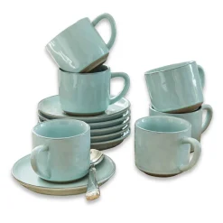 Set di 6 tazze con piattino Biarré