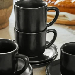 Set di 6 tazze con piattino Biarré
