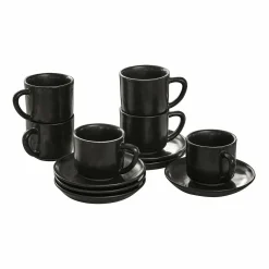 Set di 6 tazze con piattino Biarré