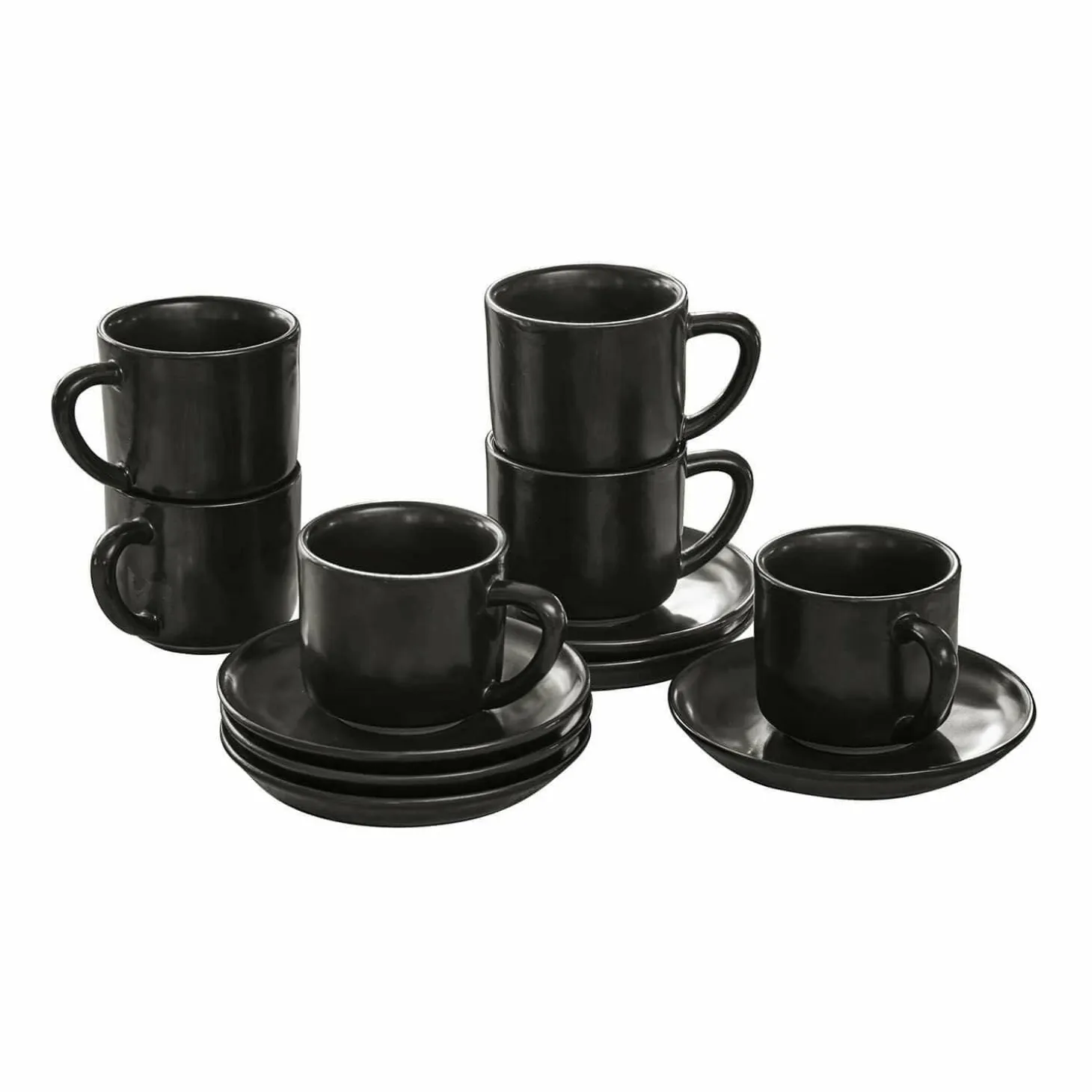 Set di 6 tazze con piattino Biarré