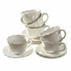 Set di 6 tazze con piattino Mallevesse