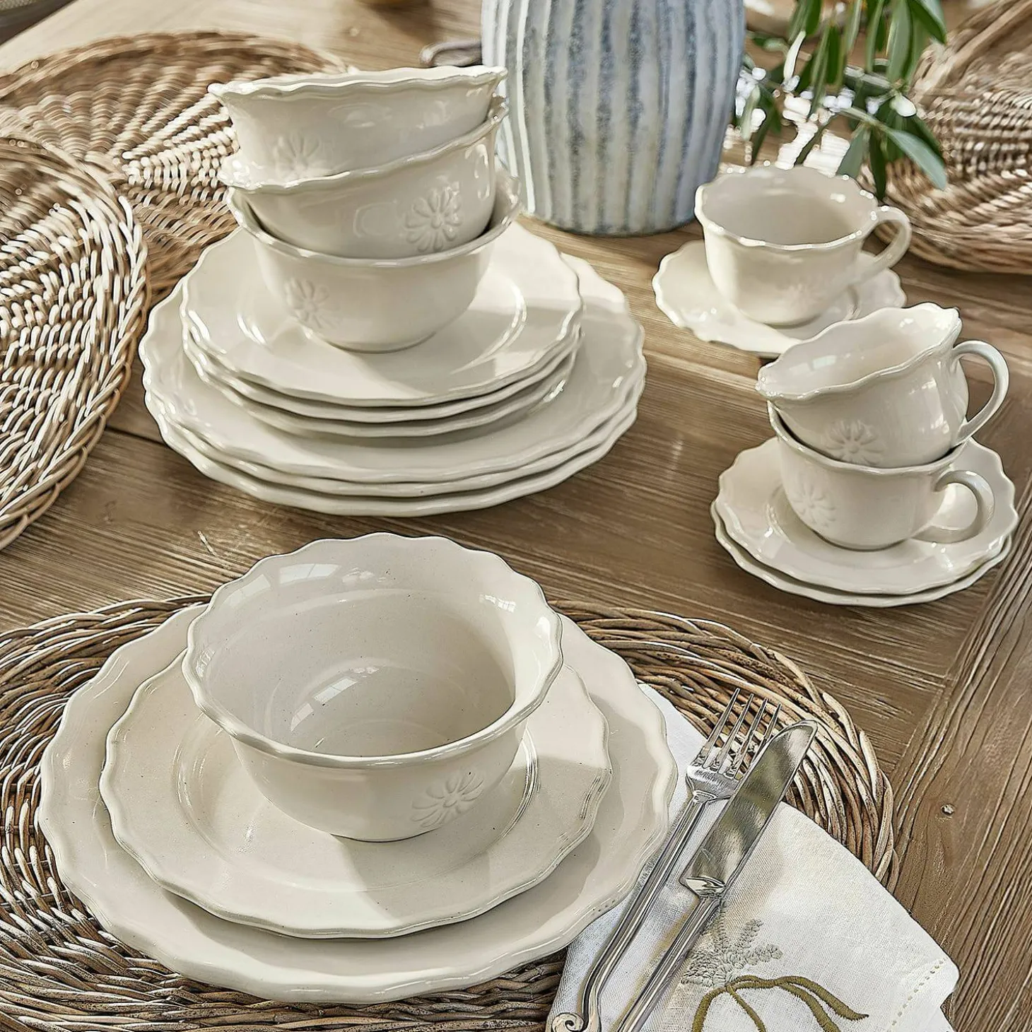 Set di 6 tazze con piattino Mallevesse
