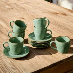 Set di 6 tazze con piattino Norrvik