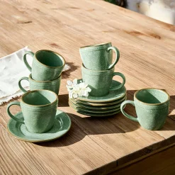 Set di 6 tazze con piattino Norrvik
