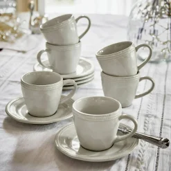 Set di 6 tazze con piattino Norrvik
