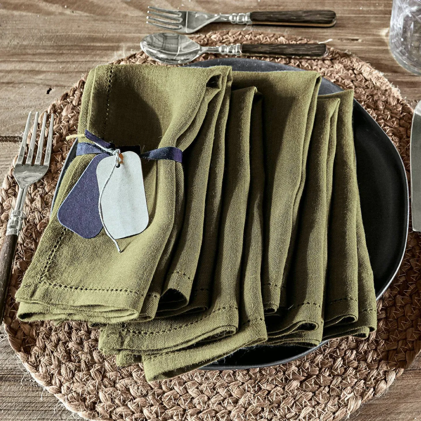 Set di 6 tovaglioli Fibi