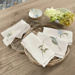 Set di 4 tovaglioli Lentilly