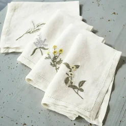 Set di 4 tovaglioli Lentilly