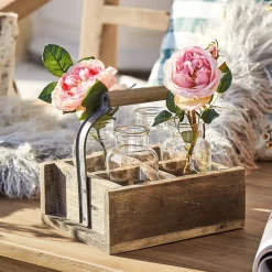 Set di 4 vasetti con cassetta Reverie